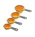 Chef'n SleekStor&trade; Collapsible Measuring Cup Set, Tangerine