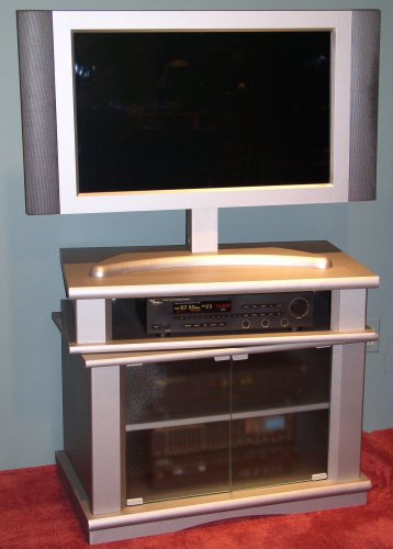 TV/DVD/VCR Cart With Swivel Top