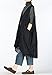 Mordenmiss Women's Autumn Vest Dress Pull-Up Hem Linen Top with Pockets XL (Black)