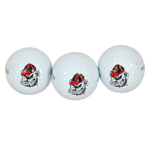 Georgia Bulldogs Ncaa Golf Ball 3-pack