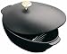 Kitchen & Housewares : Staub 2 Quart Mussel Pot with Stainless Steel Knob, Black Matte
