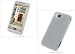 Pdair - Etui Silicone Pour Samsung Player Addict / SGH-i900 Omnia / SGH-i908 Omnia - Blanc