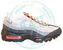 Nike Air Max 95 Grey/Orange Mens Running Shoes 609048-184