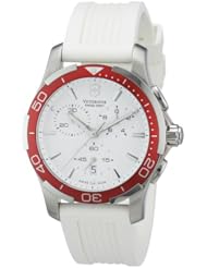 Victorinox Swiss Army Womens 241504 Alliance White Chronograph Dial Watch