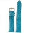 Watchband Genuine Lizard Aqua 16mm