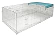 Kerbl 82825 Freigehege mit Ausbruchsperre 230 x 115 x 70 cm, mit Abdeckung