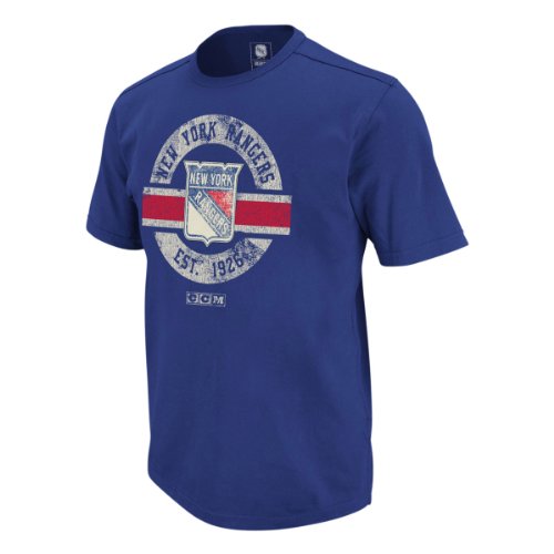 New York Rangers Retro Applique Jersey T-Shirt Size S
