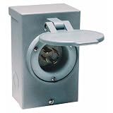 Reliance Controls PB30 L14-30 30 Amp Generator Power Cord Inlet Box For Up To 7,500 Watt Generators
