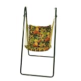 Algoma 1525-128136 Swing Chair and Stand Combination Haiti Terrace, Midnight Print...