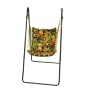 Algoma 1525-128136 Swing Chair and Stand Combination Haiti Terrace, Midnight Print/Tropical Palm Black Forest Stripe