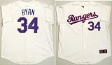 Nolan Ryan Texas Rangers Throwback Majestic Athletic White 1993 Style Jersey