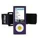 Tuneband, Grantwood Technology's Armband, Silicone Skin, and Screen Protector for iPod Nano 5th Generation (8GB/16GB/Camera, FITS NEW IPOD NANO), Purple