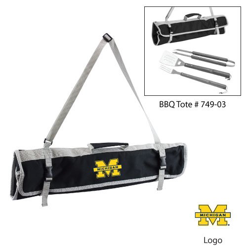 Michigan Wolverines NCAA BBQ Tote (Black)