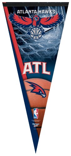NBA Atlanta Hawks Premium Quality Pennant 17-by-40 inch