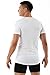 ALBERT KREUZ Men's Shortsleeve V-neck Business Undershirt 100% Pure Organic Cotton