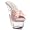 601-BUNNY, Color: PINK, Women's US Size 7 / 6" Heel Sandal.