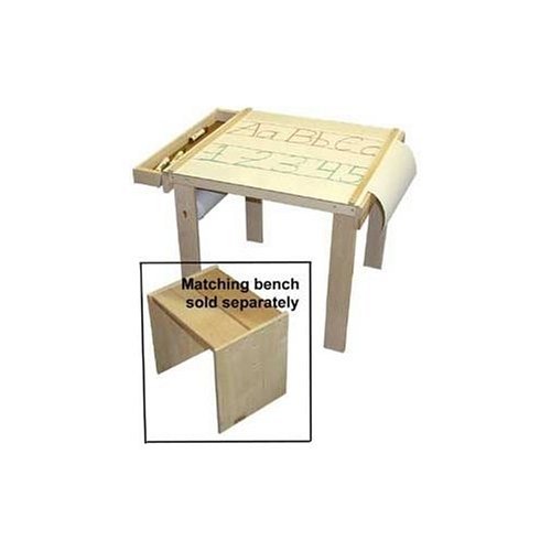 Childrens Toyshop  Toys : Beka 08402 Art Table, one wood tray, paper holder under table (paper sold separately)