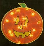 HaLlOwEen 2 sided Shimmering PUMPKIN LIGHT in/outdoor