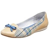 Tommy Hilfiger Women's Vesta Dress Flat,Blue Chateau Plaid/Havanna,8 M US