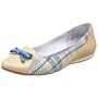 Tommy Hilfiger Women's Vesta Dress Flat,Blue Chateau Plaid/Havanna,8 M US