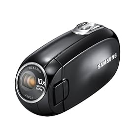 Samsung C20 Ultra Compact “Touch of Color” Camcorder with 10x Optical Zoom (Black)