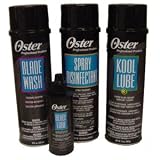 Oster Clipper Essentials Kit Includes Blade Wash, Spray Disinfectant, Kool Lube, And Blade Lube