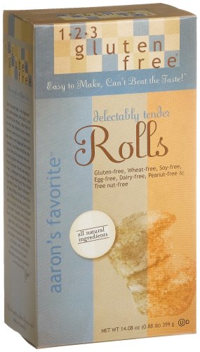 123 Gluten Free Rolls Mix Wheat And Gluten Free, 14.08-Ounce Units (Pack of 3) by 123 Gluten Free