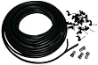 HDinterconnects 10m Black wf65 twin coax Wiring kit for Dish LNB to Sky HD Sky + Freesat satellite receiver
