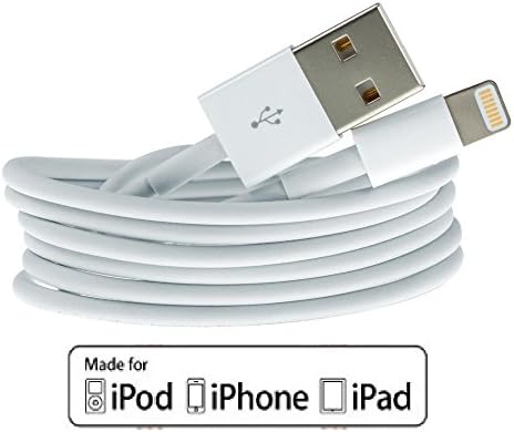 Apple iphone 5 / 5s / 5c, 6, 6plus, 7 Cable with Car charger Dual USB Ports 3.1 Amps