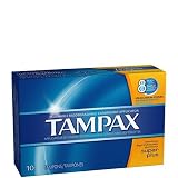 Tampax Super Plus Tampons 10-Count (Pack of 12)