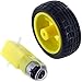 Geared DC Motor and Toy Car Wheel Set