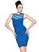 Simplicity Women's Lace Top Mini Dress with Textured Waves