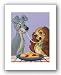 Lady and the Tramp - A Recipe for Romance by Walt Disney 10.5"x8" Art Print Poster Disney