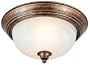 Hardware House 460212 Granada 6-1/2-Inch by 13-Inch Ceiling Lighting Fixture Antique Copper