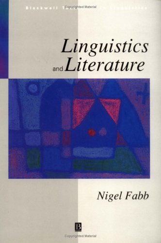 Linguistics and Literature (Blackwell Textbooks in Linguistics)