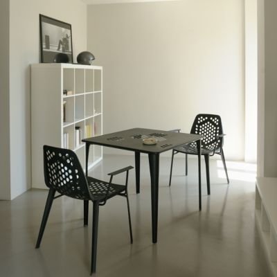 Pattern Stuhl schwarz