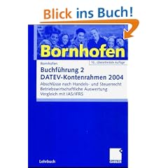 Buchf�hrung 2. DATEV-Kontenrahmen 2004