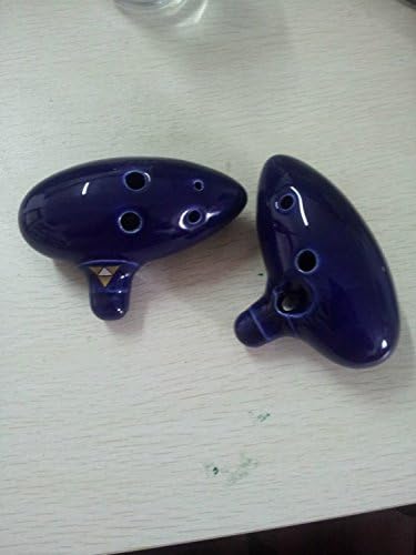 6 Hole Zelda Ocarina From Zelda Ocarina of Time,with Zelda Triforce
