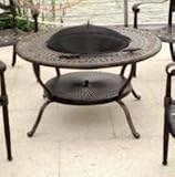 Anderson Teak TBP-F272 42 Inch Round Fire Pit Table