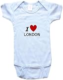 I LOVE LONDON - LONDON BABY - City Series - White, Blue or Pink Onesie / Baby T-shirt