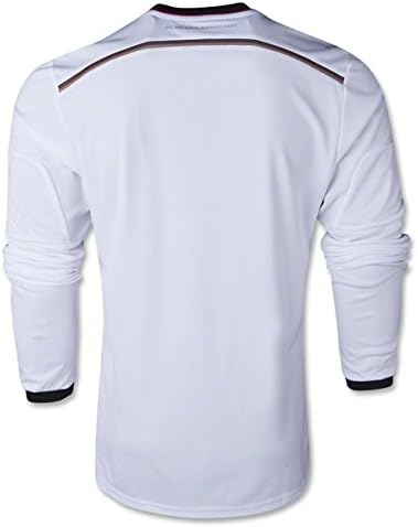 Germany Home Kids Soccer Jersey Long Sleeve Kit with FREE Shorts Youth Sizes (Youth Large: 10-12 years old)