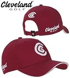 Cleveland Tour Series Structured Golf Hat Red/White NEW