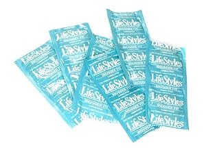 Lifestyles Snugger Fit Premium Lifestyles Latex Condoms Lubricated 48 condoms