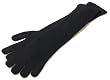 Dolce & Gabbana Women's Wool Gloves with D&G Rhinestone Logo