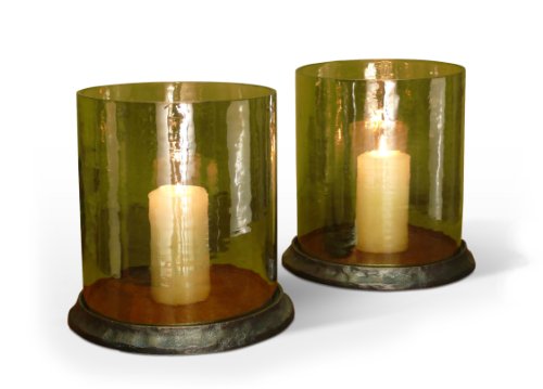 Oak Valley Amber Glass - Pair