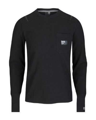 Bench Herren Longsleeve IBEX, black, L, BMGA2668_BK001