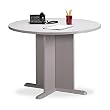 Pewter Series A - Contemporary Round Conference Table By Bush Furniture With Free Shipping!