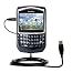 Classic Straight USB Cable for the Blackberry 8703e with Power Hot Sync and Charge capabilities - Gomadic Brand w/ TipExchange Technology