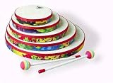 Remo Set of 5 Kid's Hand Drums with Mallets