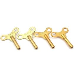 4 Clock Chime Keys Clockmakers Tools Sz 00-2 2.75mm